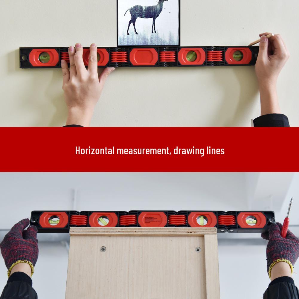 Hochpräzise Multifunktionale Magnetische Klappwasserwaage für Holzbearbeitung