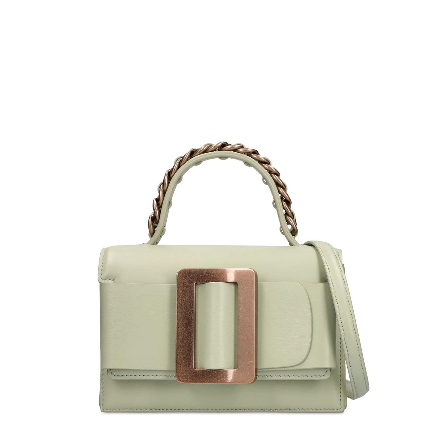 

Lipstick bag calfskin crossbody handbag wearing leather strip dinner bag Guangzhou Leather Goods Factory width 18x14x8cm