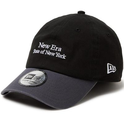 Casual Classic Cotton Low Free CC State of NY NER36C0439 Cap, Black/Dark Gray, Black/Dark Gray, 14388444,