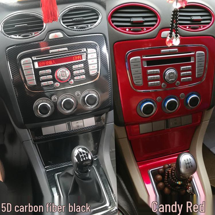 09-14 Focus Carbon Fiber Gear Shift Console Sticker