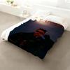Bad Bunny Throw Flannel Throw Blanket: Soft Kid-Friendly Warm Anti-Static All Season Washable Couch Bed Home