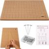 Multiple Sizes Macrome Mat Checkerboard Printing Woven Fixed Soft Board  Weaving Rope