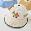 Large-Brim Kids Summer Sun Hat Thin Baby  Duckbill Hat Cartoon Children's Mesh Basebal Hat  Travel