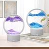 Quicksand Hourglass 3D Night Light - Creative Table Lamp with Remote & Touch Control