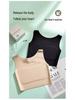 Invisible Ultra-Thin Summer Foundation Tank Top Binder Bra for Women with Big Chest Support