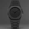 Nuovo alla Moda Orologio da Uomo Semplice Nero Maschile Orologi al Quarzo Digitale Arabo Casual Cinturino a Goccia d'Olio