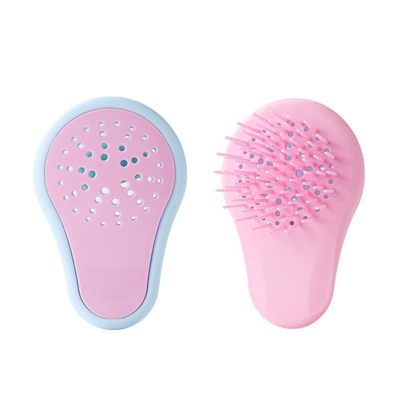 Hollowed-out Massage Comb, Multi-functional Air Comb, Ventilation Holes, Dry and Wet Dual-purpose Hair Smoothing Comb, Styled Straight Hair Comb