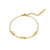 INS Fashion Digital Titanium Steel Bracelet For Women Simple Versatile Jewelry Fade Resistant Trendy Accessory