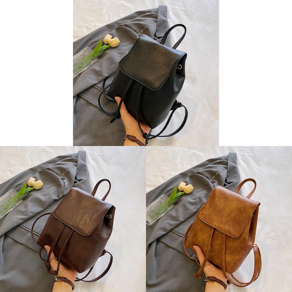 Womens Fashion Casual Backpack With Durable Pu Material For Street Style