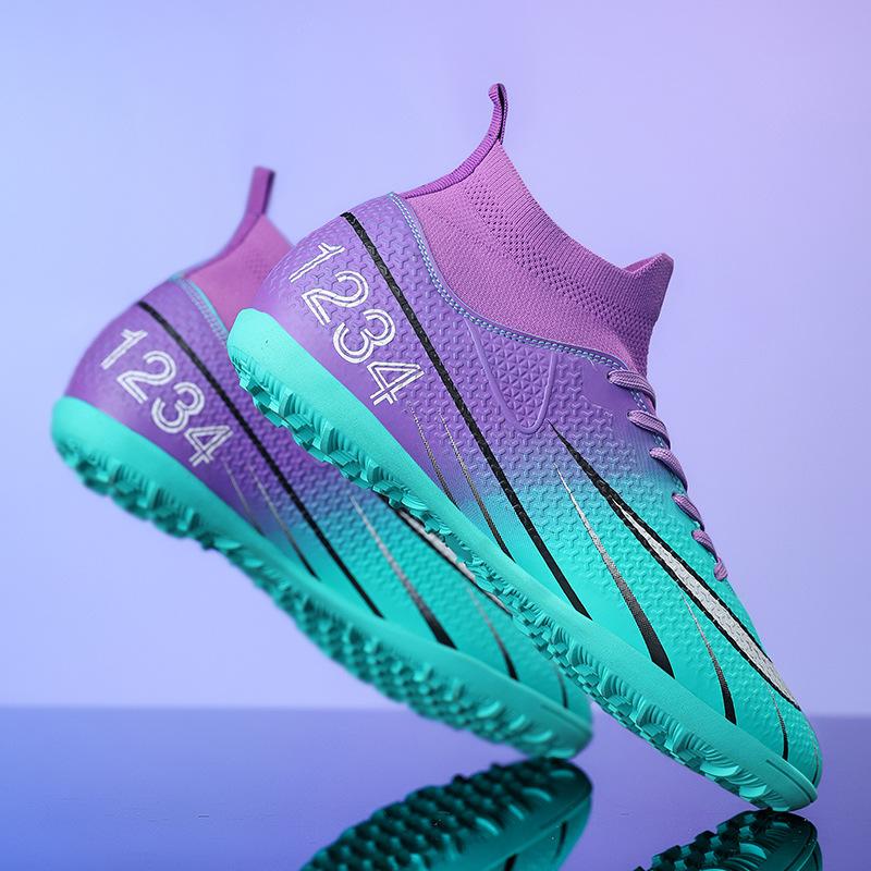 31-48 Large Size, Mandarin Duck Football Shoes, Boys and Girls, Primary School Students, Adult Games, Broken Nails and Long Nails Training Shoes