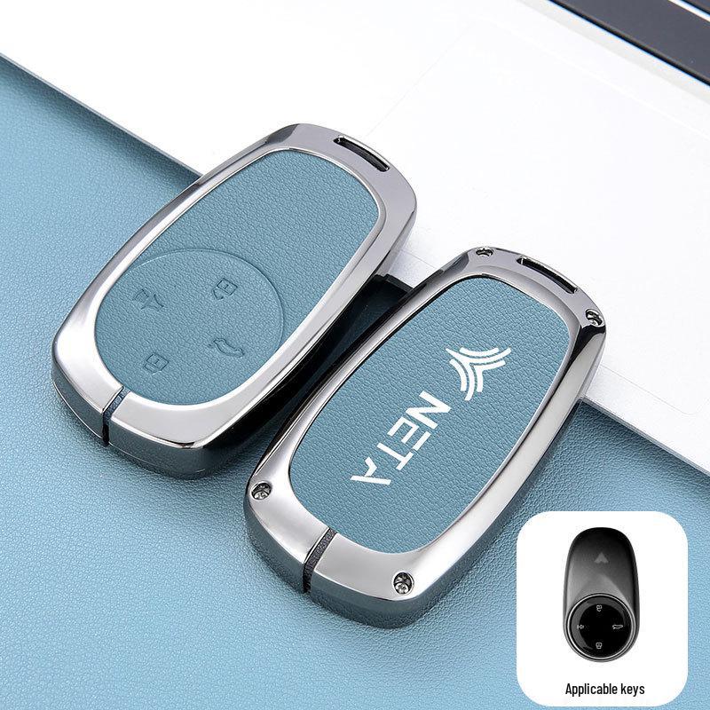 Nezha's GT Key Case for Men & Women - V22 Model Luxury Car Protective Shell with Strap and Buckle.
