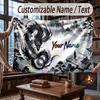 Dragon Theme Throw Blanket Custom Name Text Personalized Blanket Soft Cozy Blanket for Home Sofa Bed