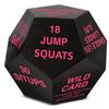 Fitness Dice Pocket Size Multi-sides Exercise Decision Dice Home Gym Workout Dice Stress Relief Toy Men Women Athletes Sports Enthusiast Gift