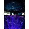 16W Car RGBW LED Fiber Optic Atmosphere Dome Light Kit Bluetooth APP Control