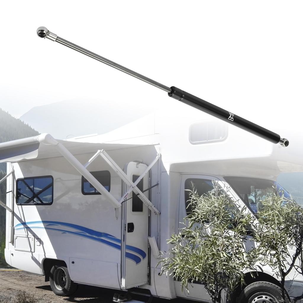 X AUTOHAUX Universal Gas Spring Lift Support Gas Damper with External Card Ball 500mm Extended 290mm Compressed Load 1 Piece Joint, Length, Length,