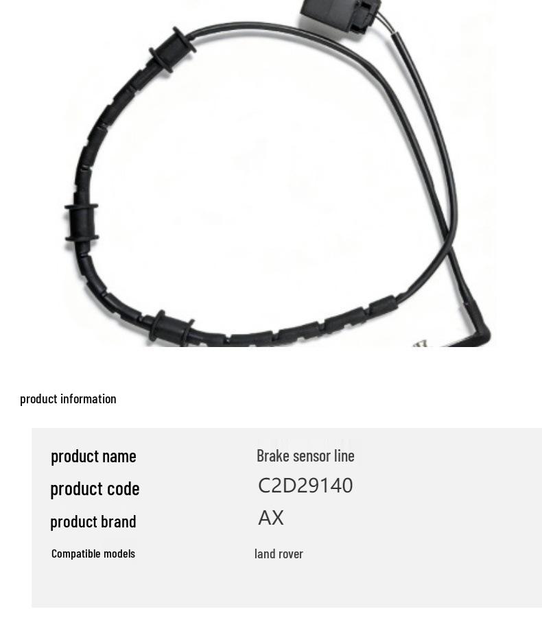C2D29140 Brake Sensor Line for 2014 Jaguar F-TYPE