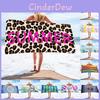 Printed Microfiber Beach Towel With High Water Absorption For Beach And Outdoor Activities