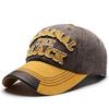 Men's Washed Duckbill Baseball Cap - Trendy European & American Style, Outdoor Casual Sun Hat