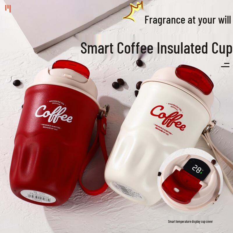 MINGHUI 316 Stainless Steel Smart Temperature Display Travel Mug