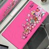 Tappetini per Mouse Laptop Esteso Pad Protettivo Tavolo da Gioco per Computer Tappetino da Scrivania Cartone Animato K-Kirby Accessori PC Tastiera Grande Antiscivolo Tappetino da Scrivania
