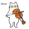 Animal Brooch Accessory Musical Instrument Cat Pin, Guitar Violin Piano DJ Kitten Badge Metal Pin for Backpacks Hats Scarves Jackets Clothing