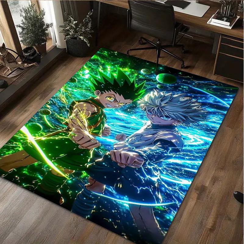 Hunter x Hunter Print Rug - Computer Chair Area Rug home decoration Carpet For Living Room Bedroom Flooring Mat