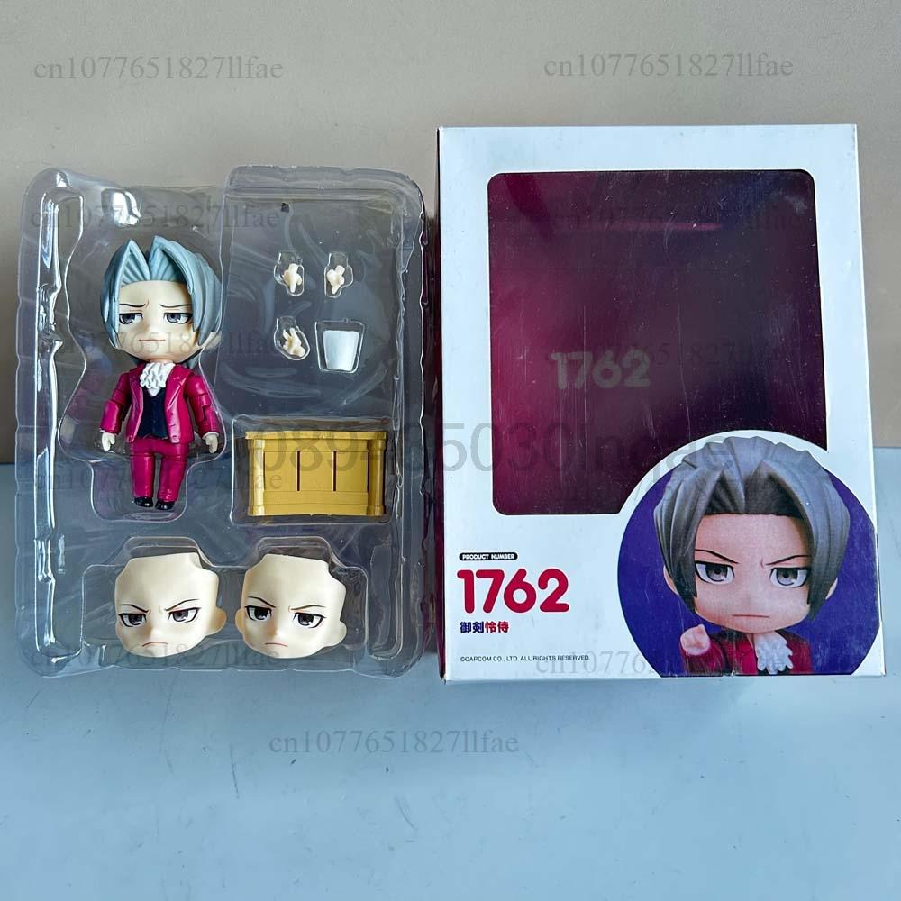 Anime Phoenix Wright Miles Edgeworth Ace Attorney 1761 1762 Action Figure Model Toys Joint Movable Doll Christmas Gift For Kids