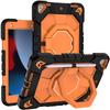 3in1 Shockproof Case IPad 7/8/9th Gen 10.2 Inch 360 Rotation Stand Hand Strap PCSilicone Cover