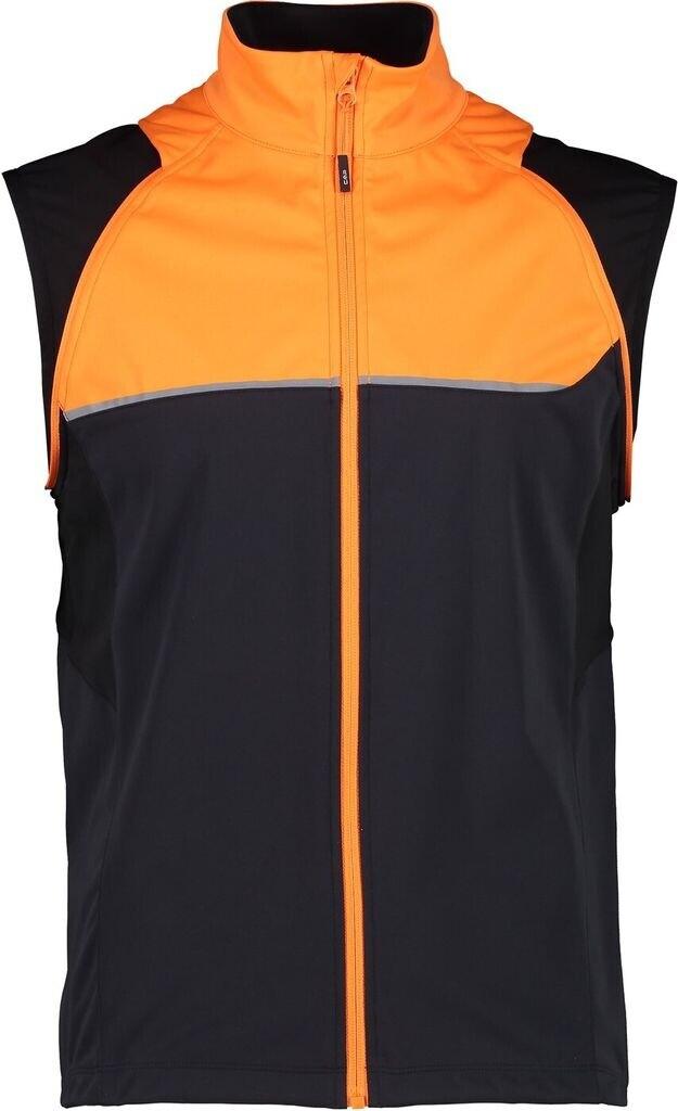 Куртка CMP мужская из легкого софтшелла с отстегивающимися рукавами (31A2377) антрацит