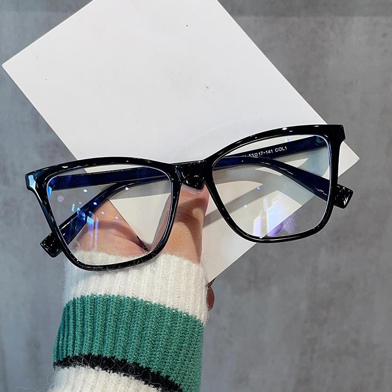 Trendy Reading Glasses Women Anti Blue Light Cat Eye Computer Glasses Luxury Brand Ultralight Double Color Frame Presbyopia Plus