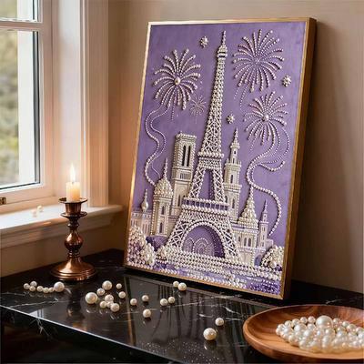 DIY Turm Perlen Diamant Kunst Kits Ohne Rahmen 30x40cm Edelstein Kunst Diamant Malerei Kits für Erwachsene/Anfänger Geschenkidee Heim Wanddekor