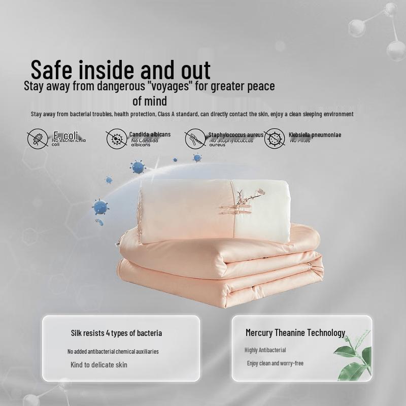 Mercury Home Textiles A-Class Antibacterial Mulberry Silk All-Season Duvet