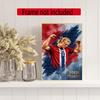 Haaland Customize Your Name Diamond Painting Round Diamond Diy Frameless Holiday Artwork Suitable For Home Office Wall Decoration
