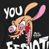 Ren & Stimpy Unisex Adult You Eediot! T-Shirt