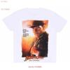 Indiana Jones And The Last Crusade T Shirt Movie Poster New White Vintage Streetwear Homme Graphic Slightly