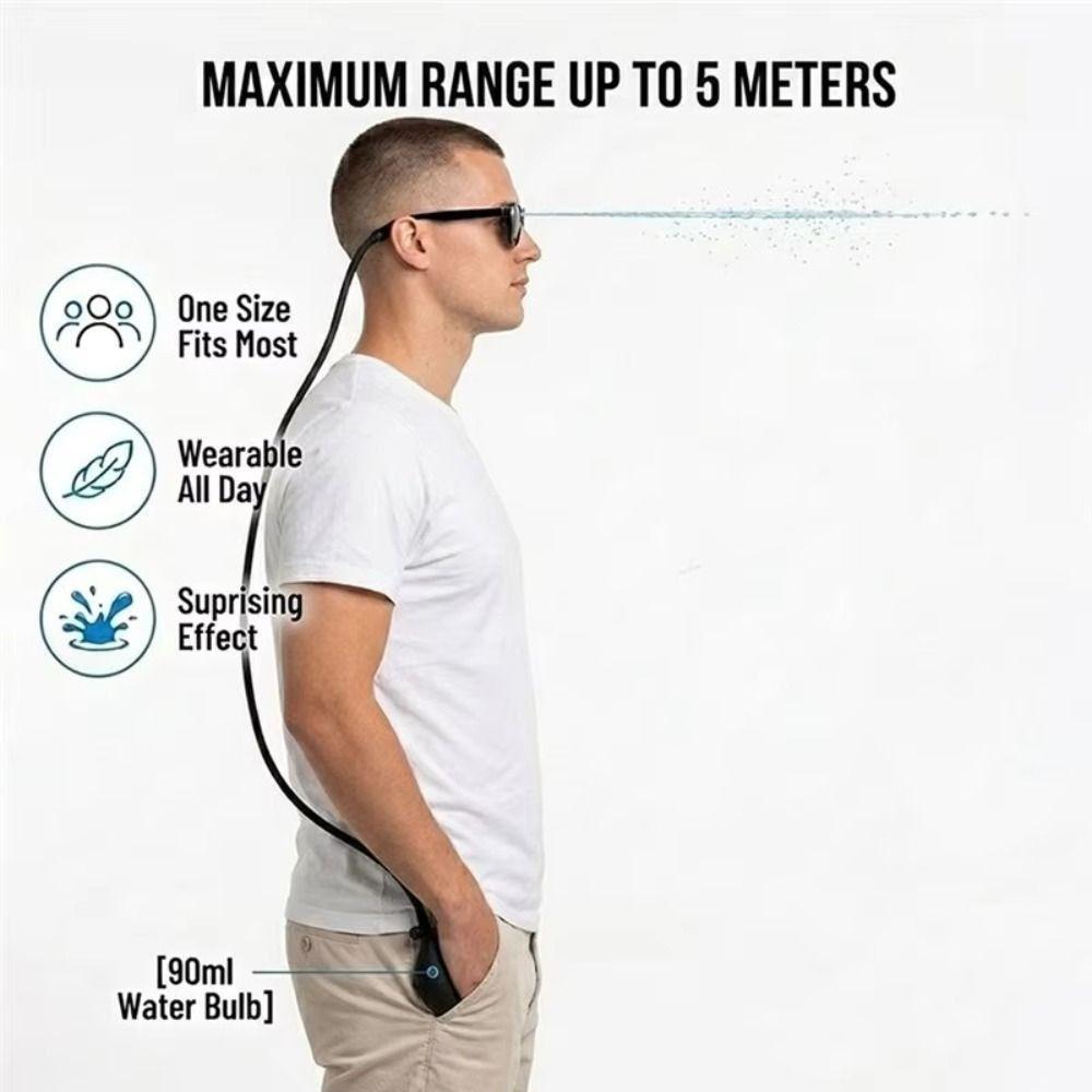 Invisible Water Design Water Shooting Sunglasses Hidden Tube Water Jet Glasses Birthday