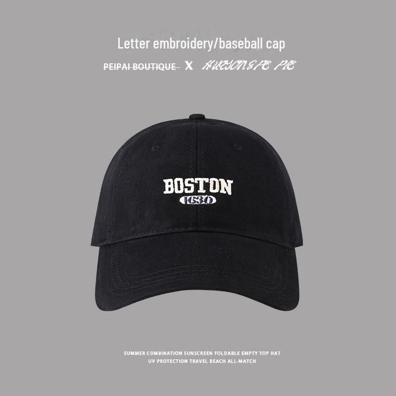 Șapcă de baseball brodată: Croială supradimensionată pentru femei, coroană adâncită, stil versatil pentru bărbați și femei, design cu cioc de rață mic