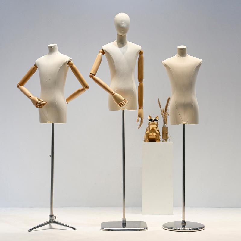 Big Kids' Clothing Store Teen Half-Body Mannequin - Male/Female Display Stand