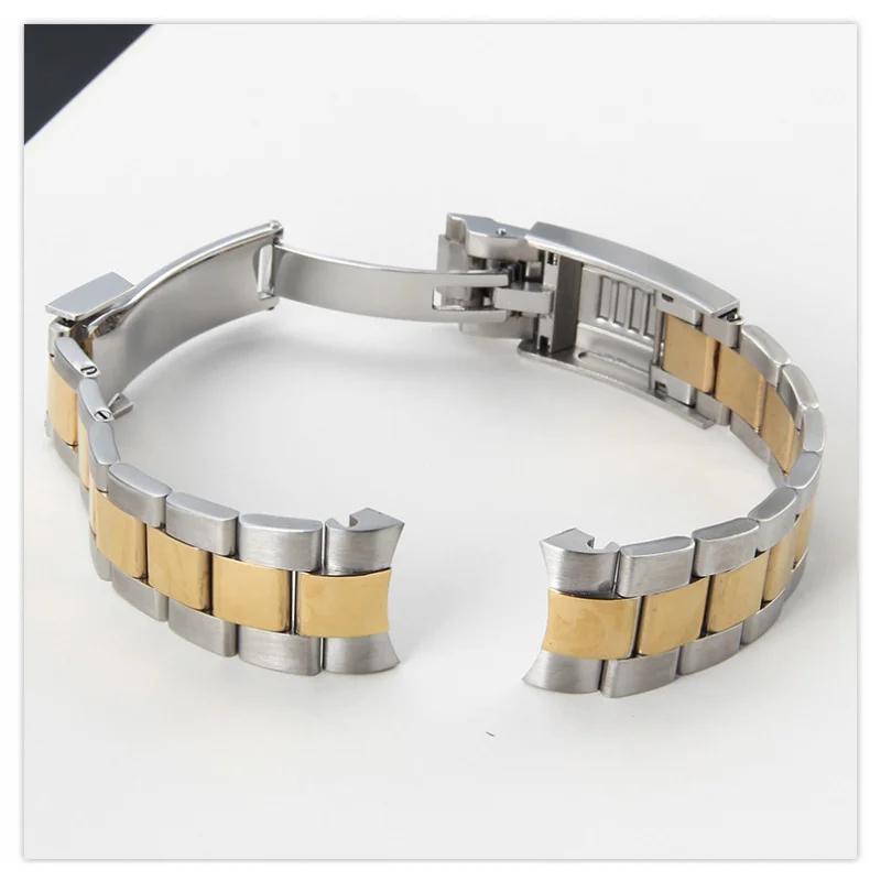 20mm for Rolex Daytona Oyster Perpetual Submariner Seiko NH35 Watch Strap Wrist Bracelet Solid Stainless Teel Watchband 21mm