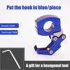 Motorcycle Hook Luggage Bag Hanger, Aluminum Alloy Helmet Claw Storage Holder Bike Accessories