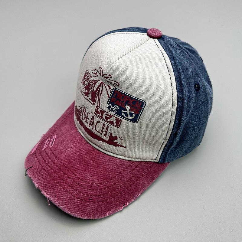 Simple simbolo stella a cinque punte Ricamo all'aperto berretto da baseball Traspirabilità estiva Berretto in rete hip hop cappello da camionista