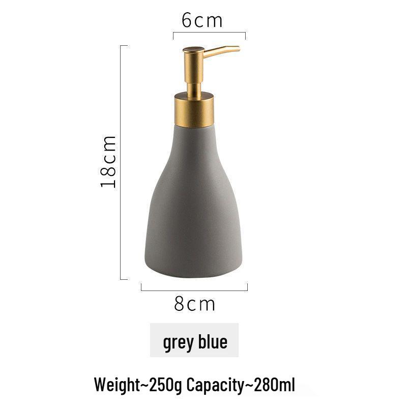 Lu Xingxing Minimalist Refillable Bottle Set - Press Pump for Body Wash, Shampoo, Hand Soap, Lotion