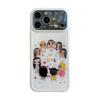 Adorable Jade Cartoon iPhone 15/17/16 Pro Max Anti-Fall Case with Window Design