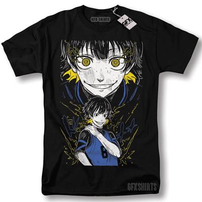 Blue Lock Meguru Bachira Shirt Team Yoichi Isagi Kunigami Anime T-Shirt Unisex T-Shirt
