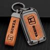 Zinc Alloy Car Smart Remote Key Case Cover Shell For Honda Vezel City Civic Jazz BRV BR-V HRV Protector Fob Keychain Accessories