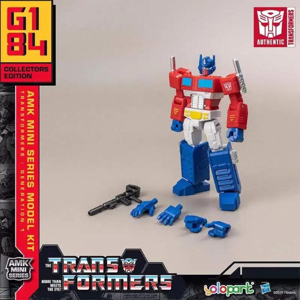 Figuras de Acción YOLOPARK G1 Licenciadas por Hasbro Serie Mini AMK Juguete Transformers Optimus Prime Megatron Bumblebee Soundwave
