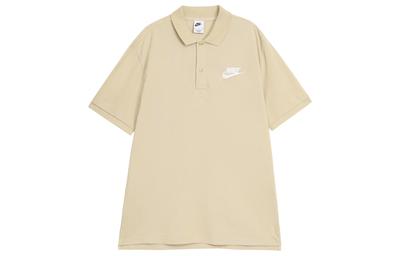 Polo Shirts Men's Khaki Milk Tea Polo Collar Moderate Straight Fit 909747-206