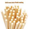DIY Architectural Model Bamboo Sticks - Small Round Bamboo Rods for Crafting