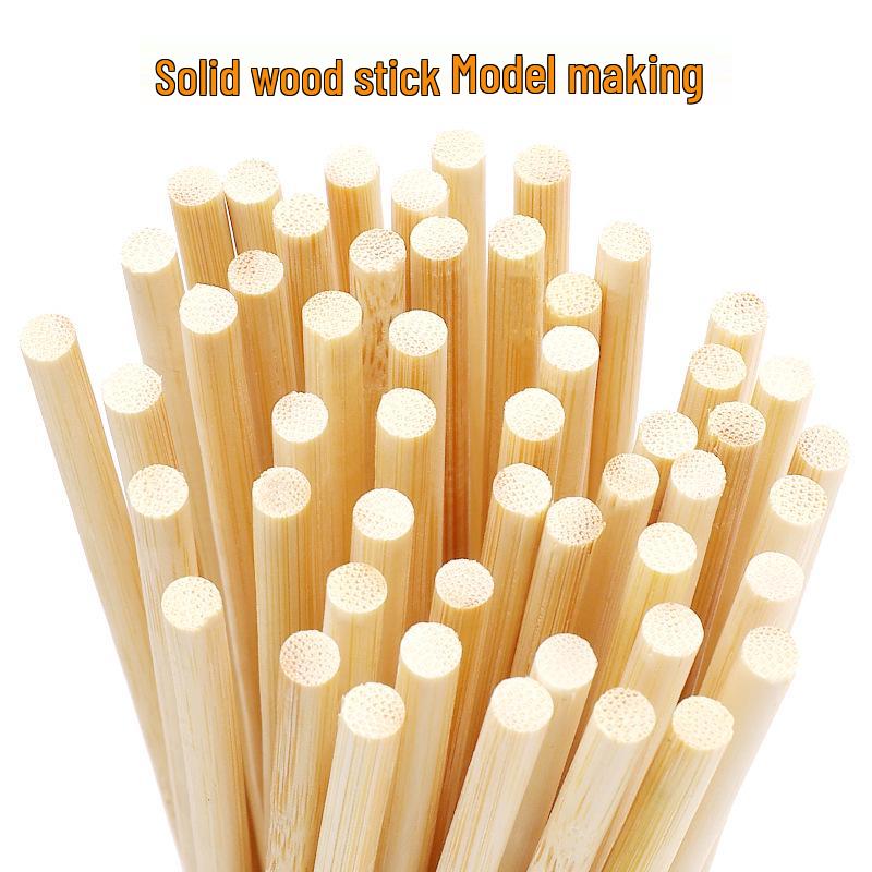 DIY Architectural Model Bamboo Sticks - Small Round Bamboo Rods for Crafting