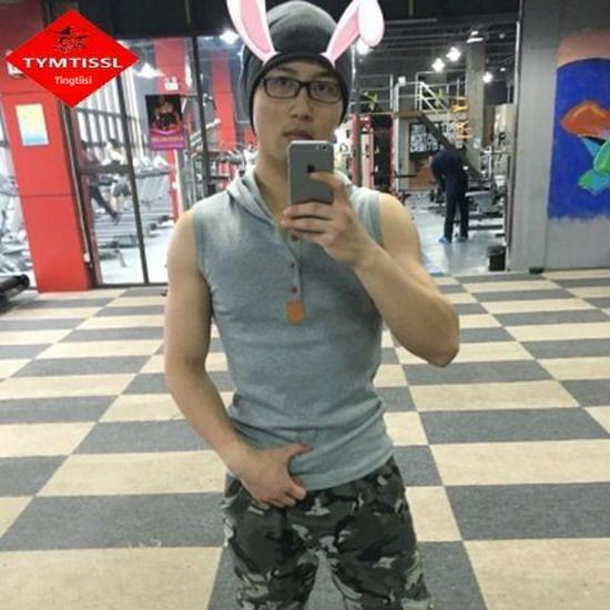 Men's Hooded Sleeveless Fitness Vest - Slim Fit Summer Waistcoat